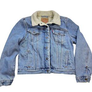 Levi's Trucker Jacket Sherpa Lined Size Medium